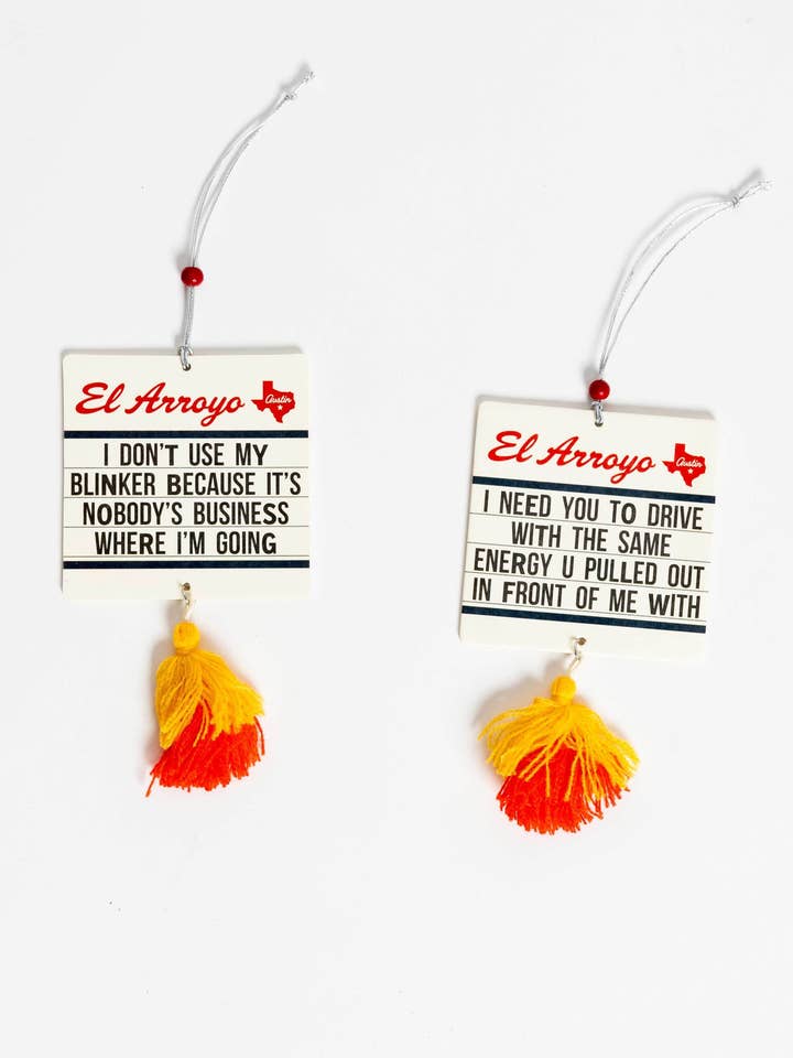 Marquee Car Freshener (2 Pack) - Same Energy for wholesale by El Arroyo