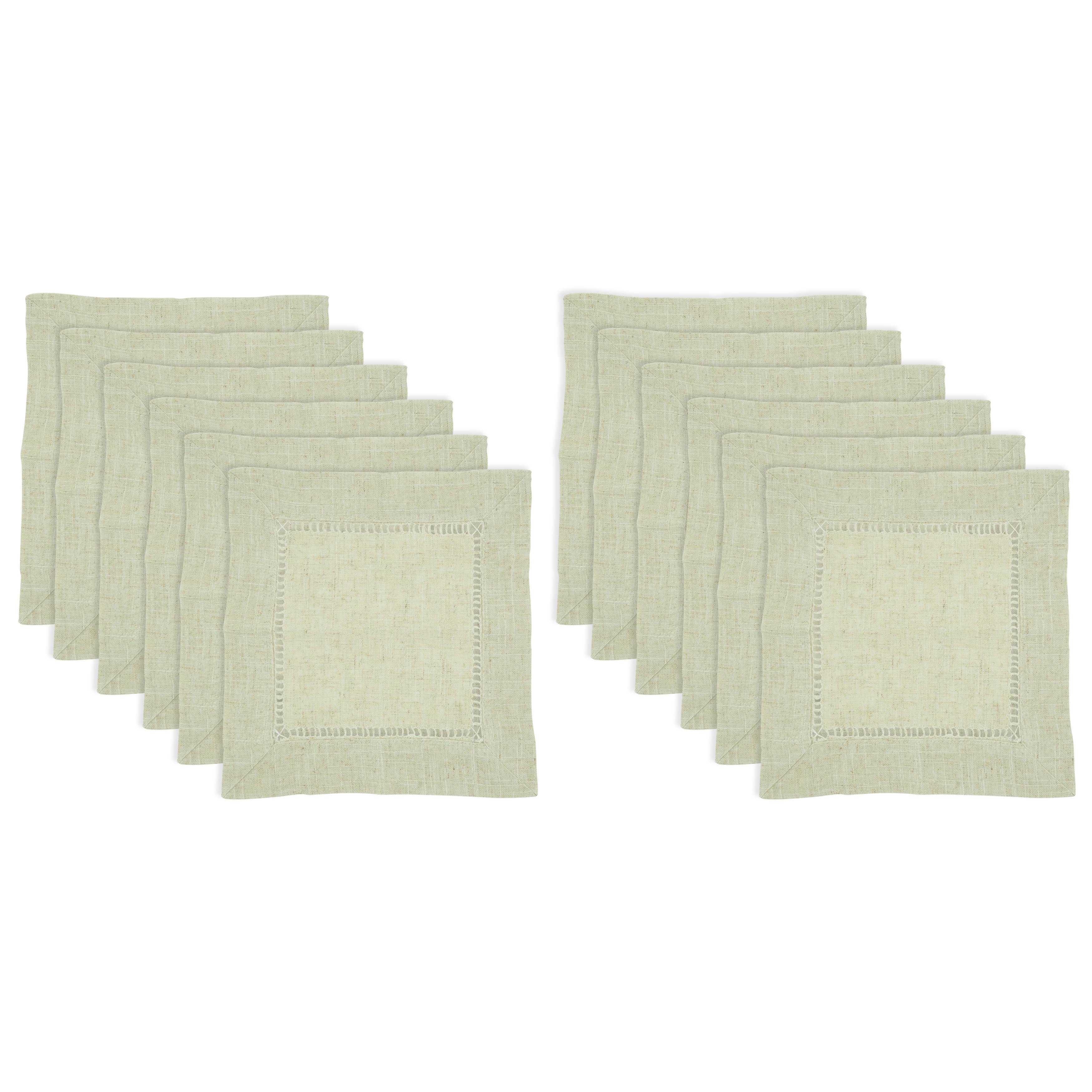 Saro Lifestyle - Wholesale Dinner & Cloth Napkin - Toscana Hemstitched Napkin6