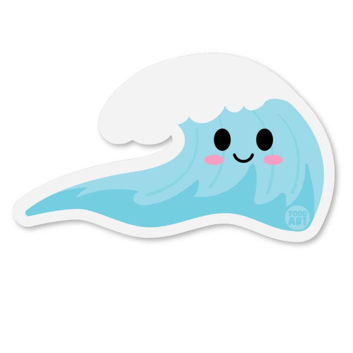 Autocolante de Onda de Surf - 3 polegadas por atacado de Boo Boo Buddies