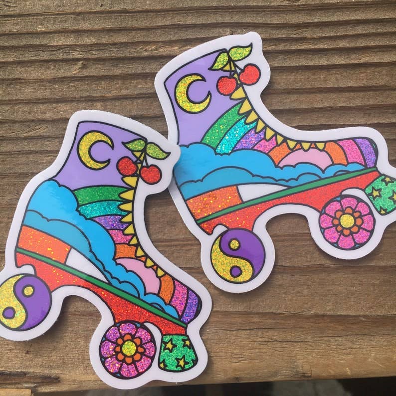 Astral Weekend - Wholesale Sticker - 3 Inch Sticker Roller Skate4