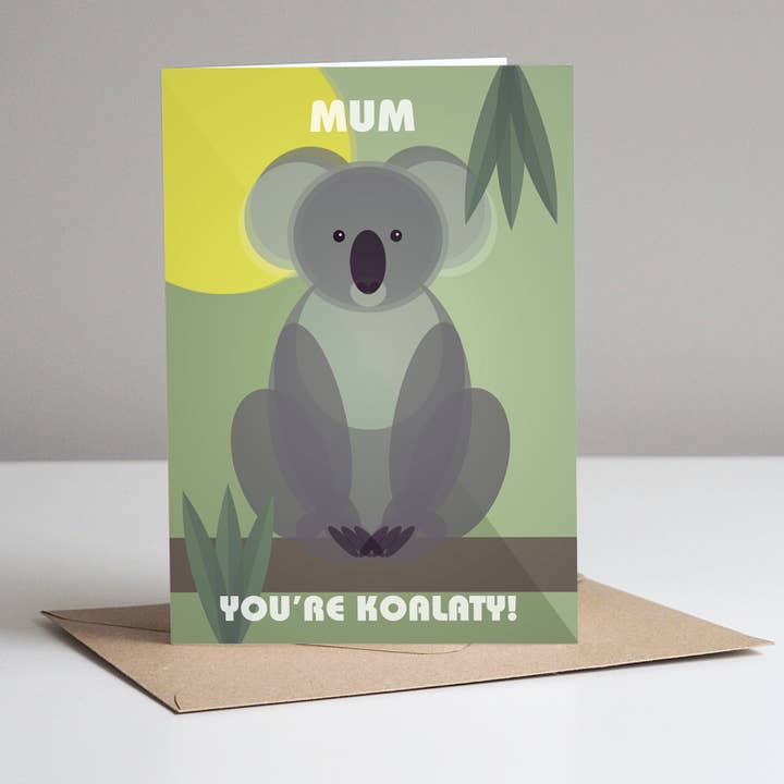 Carte Maman You're Koalaty pour la vente par Cloud Cuckoo Design