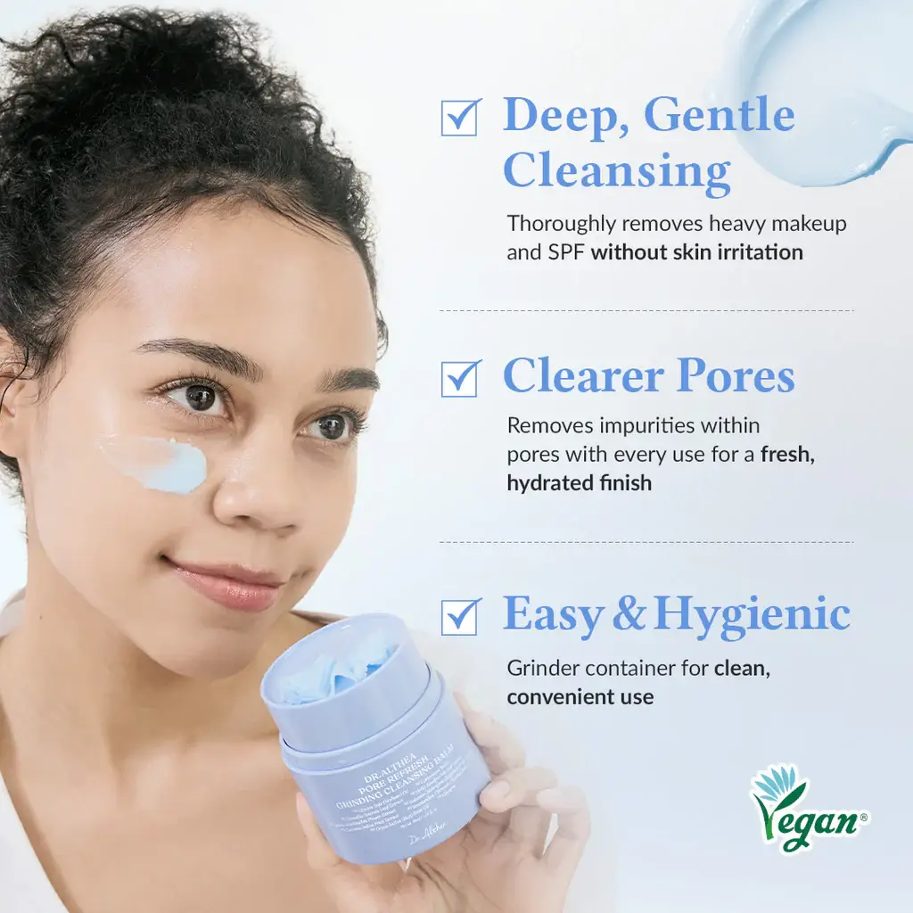 Best Beauty Group - Vente Nettoyants pour le visage - DR ALTHEA Baume Exfoliant Rafraîchissant pour les Pores Démaquillant Vegan1