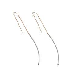 Limbo Jewelry - Wholesale Dangle Earrings - Zama Maya Threader Earrings - 3.75" Earrings0