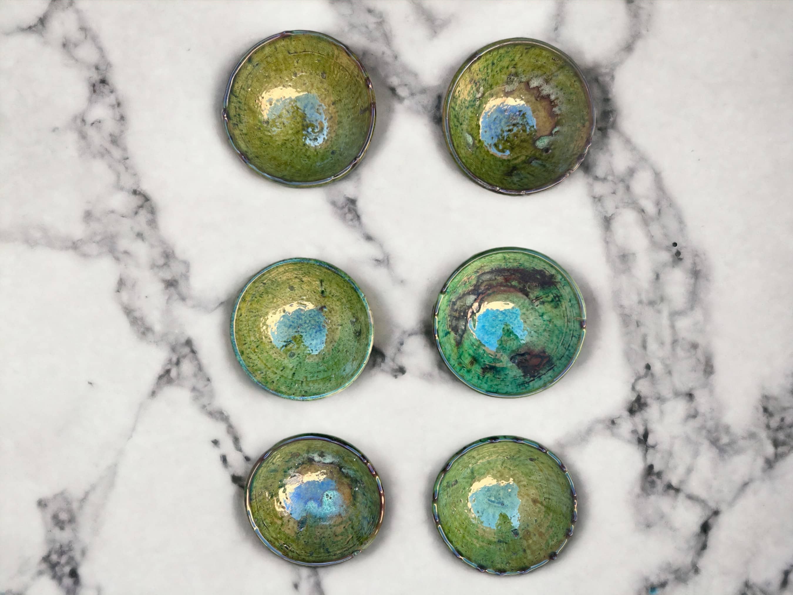 Moroccantastics - Wholesale Bowl - Handmade Bowls, Tamegroute Bowls Green Glazed Pottery6