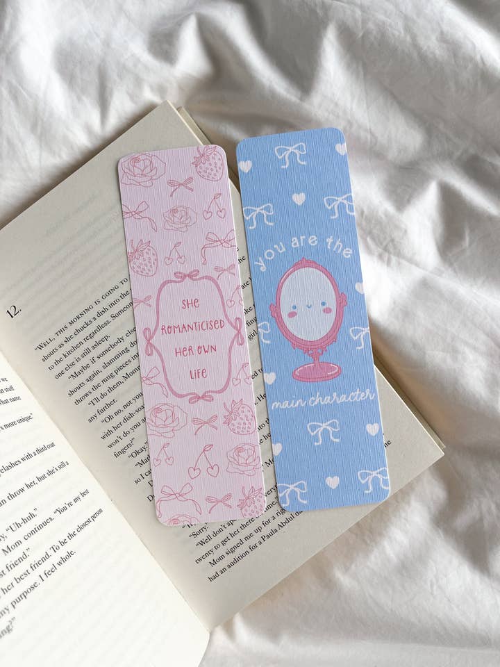 Girly Girl Era Bookmark | Soft Girl Bookmark | Main Character Bookmark | Cute Bookmark | Romantised Bookmark | Romantic Bookmark for wholesale by Fleurs on Sunday