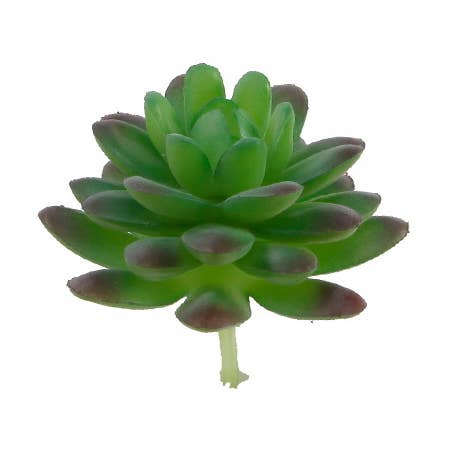 Artificial Faux Stonecrop Succulent with Stem in Green for wholesale by Flora Bunda Inc