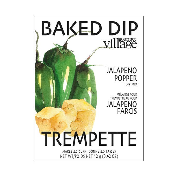 Dip Jalapeno Popper Recipe Box for wholesale by Gourmet Du Village