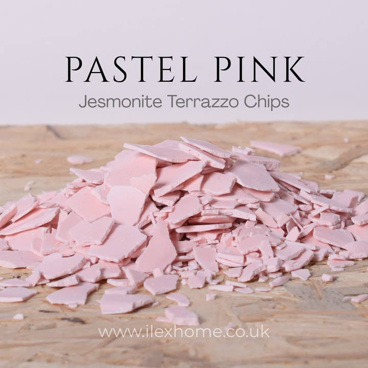 Pastel Blue Jesmonite Terrazzo Chips for wholesale by Ilex Home