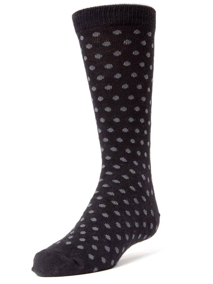 MeMoi Polka Dot Boys Dress Socks for wholesale by Infinity Classics International Inc.