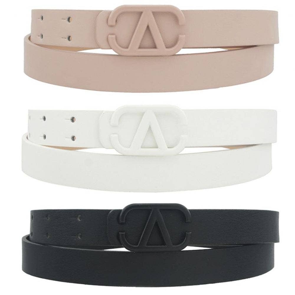 anbfashion – Cinto - Mulher por atacado – CINTO DE FIVELA EM V DE METAL A COR 3 PEÇAS SETB 3Q-222191