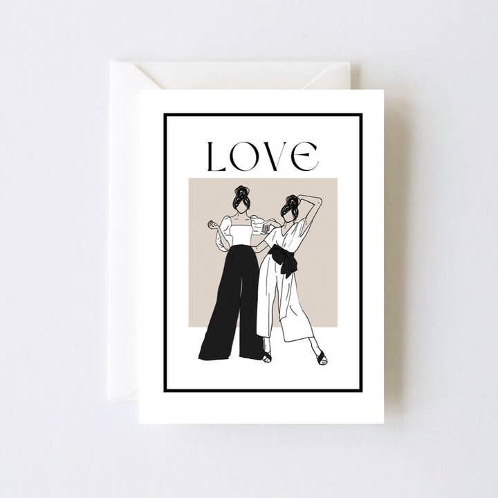 Tarjeta de amor para compromiso, boda o aniversario para venta al por mayor de STETCH