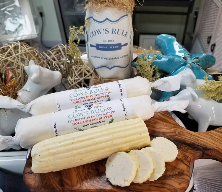 Cow's Rule Gourmet Butter Company – wholesale Butter – Hollandaise Compound Butter 4oz.0