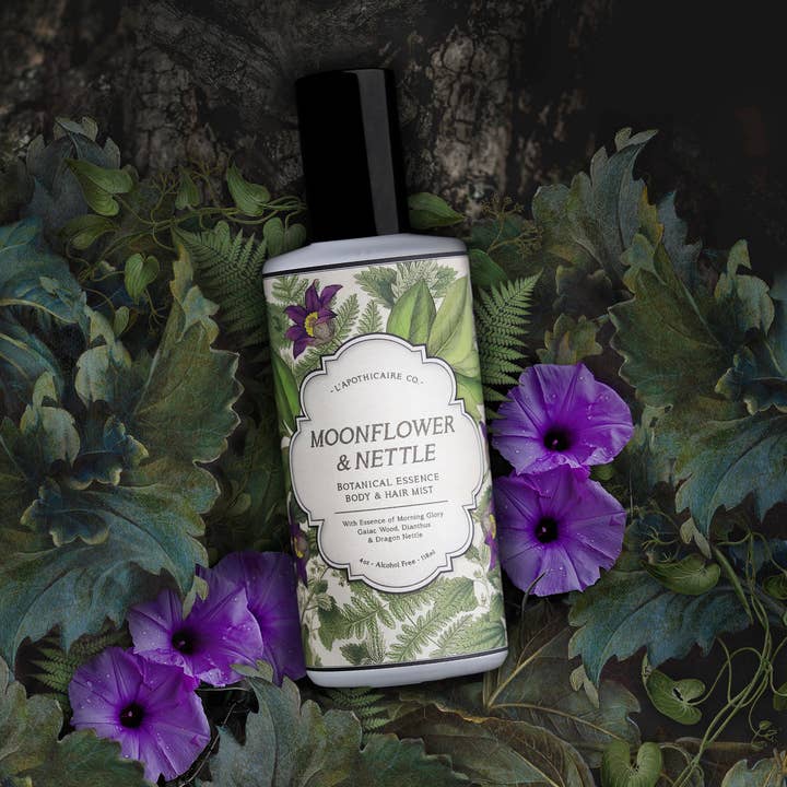 L'apothicaire Co. – Engroshandel Ansigts- og kropsspray – BOTANICA | Måneblomst + brændenælde | Hår- og kropsspray