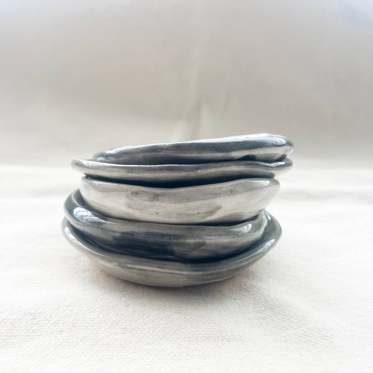 Steph Becker - Wholesale Jewelry Dish - Handmade Ceramic Cat Trinket Dish - Hand Painted Animal 4