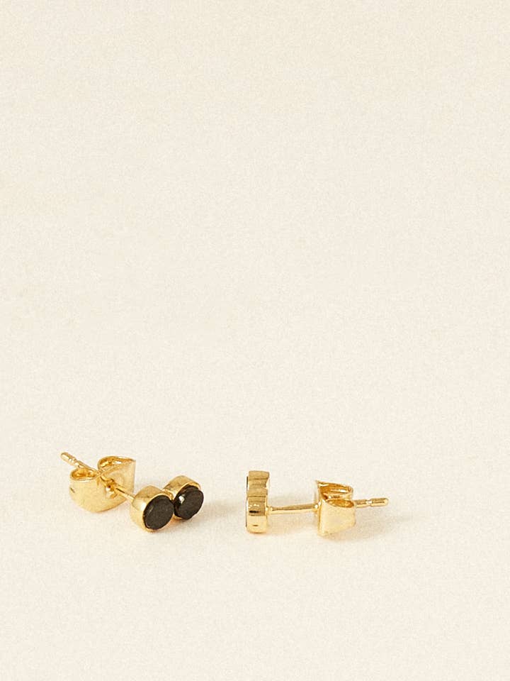 Gold plated earrings - Nova for wholesale by FlowersforZoe