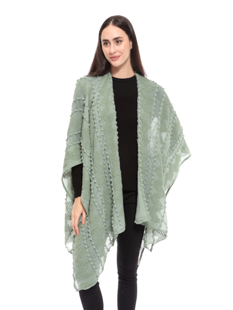 Pretty Persuasions - Wholesale Wrap - Women's - CP23053 Gypsy Lyric Ruana Coverup0