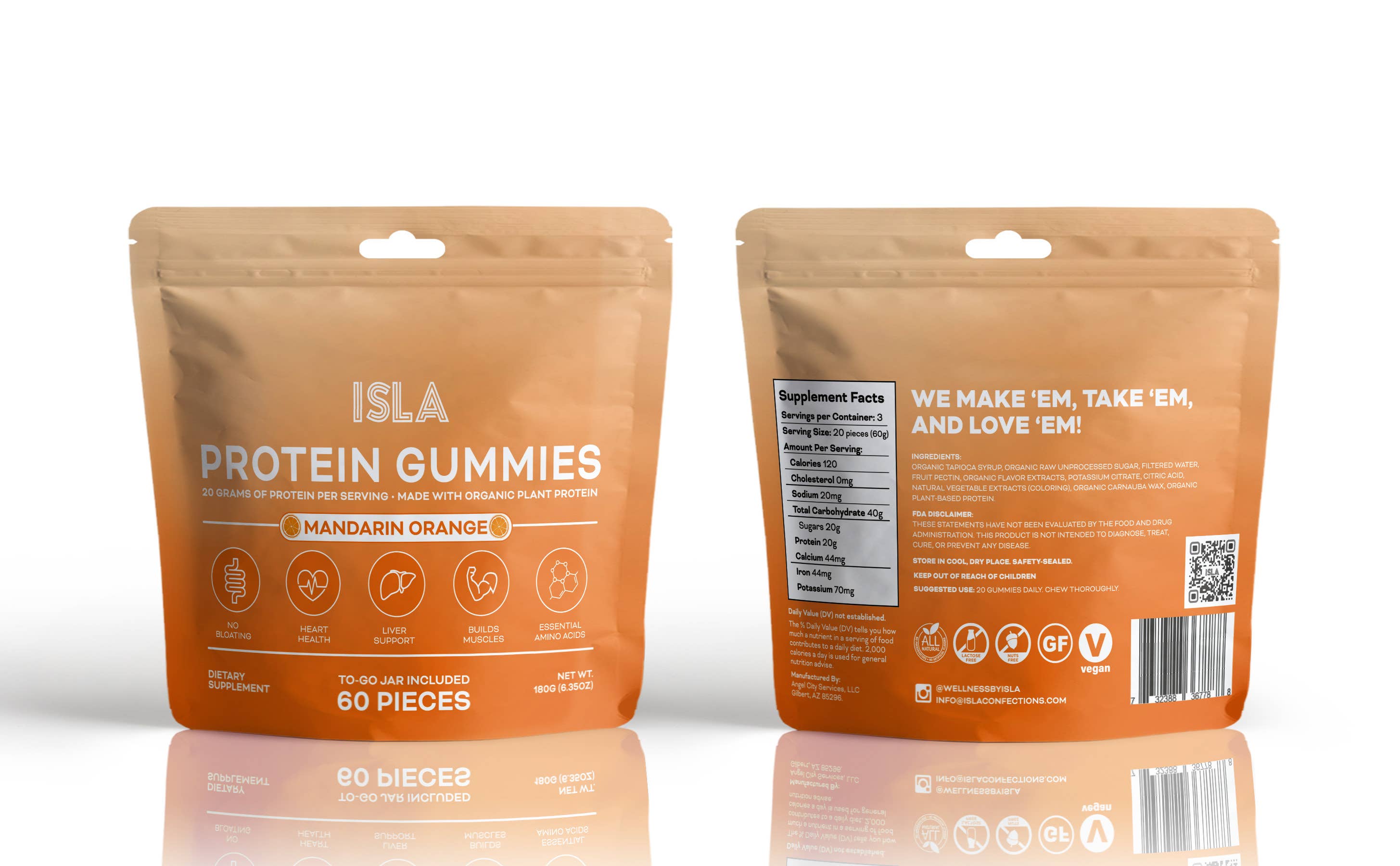 Isla Wellness - Vendita all'ingrosso Vitamine/integratori orali - Caramelle Gommose Proteiche1