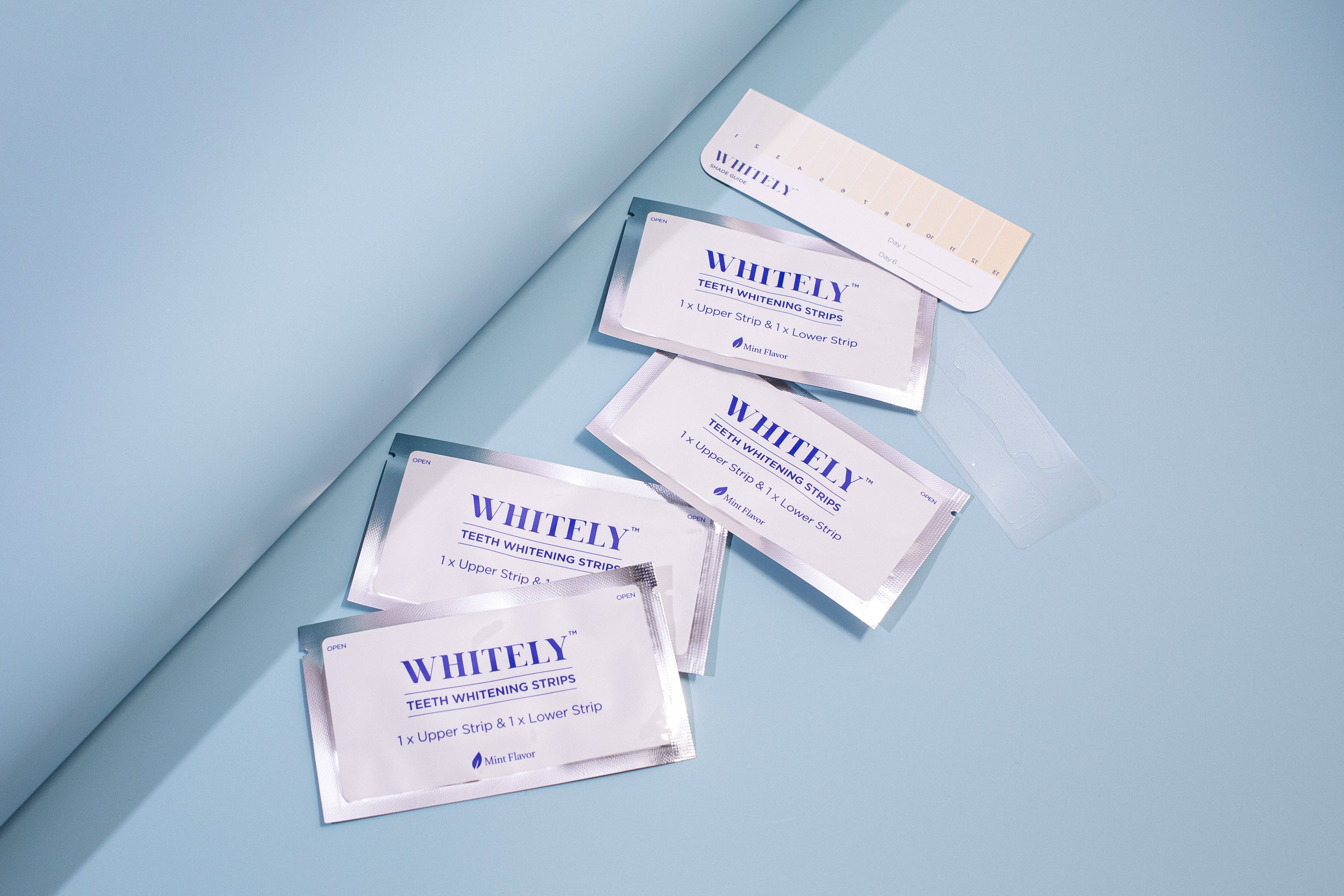 WHITELY – Großhandel Zahnaufhellung – Zahnaufhellungsstreifen (28 Streifen)3