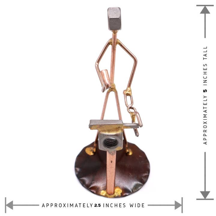 Rock Creek Metal Craft - Wholesale Decoratief beeldje - Smid1