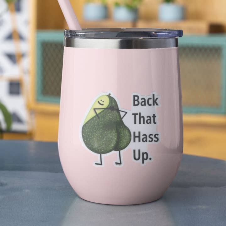 Punaballoo – Großhandel Aufkleber – Lustiger Avocado-Aufkleber - 3" Matte Vinyl Wasserdichte Abziehbild3