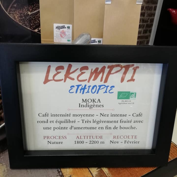 La Brûlerie Des Olonnes - Vente Grains de café - Ethiopie - Lekempti Bio - 1 kg Grains1