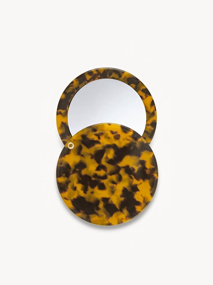 Espejo circular en tortuga clásica para venta al por mayor de MACHETE