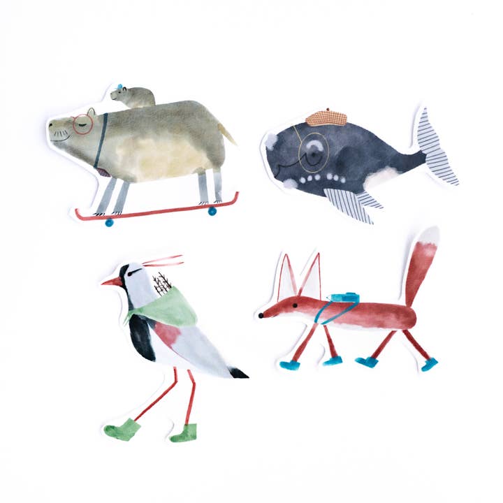 SET DI ADESIVI - PICCOLI ANIMALI 1 per la vendita all'ingrosso da parte di Raccontin