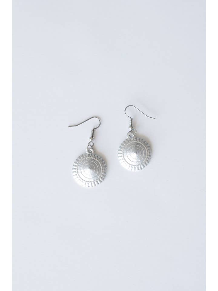 Recycled Bombshell Shell Earrings for wholesale by A Million Elephants