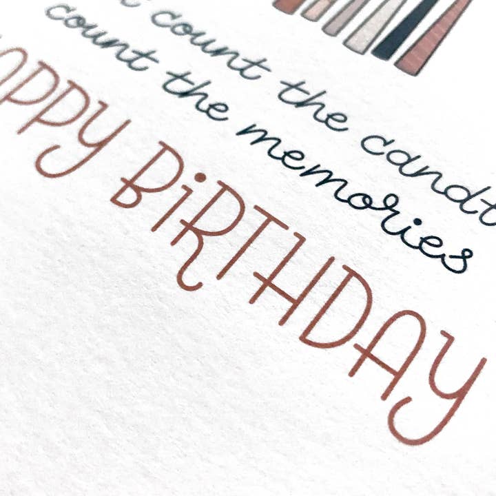 Inkwood Co - Wholesale Birthday Card - Sentimental Birthday Greeting Card