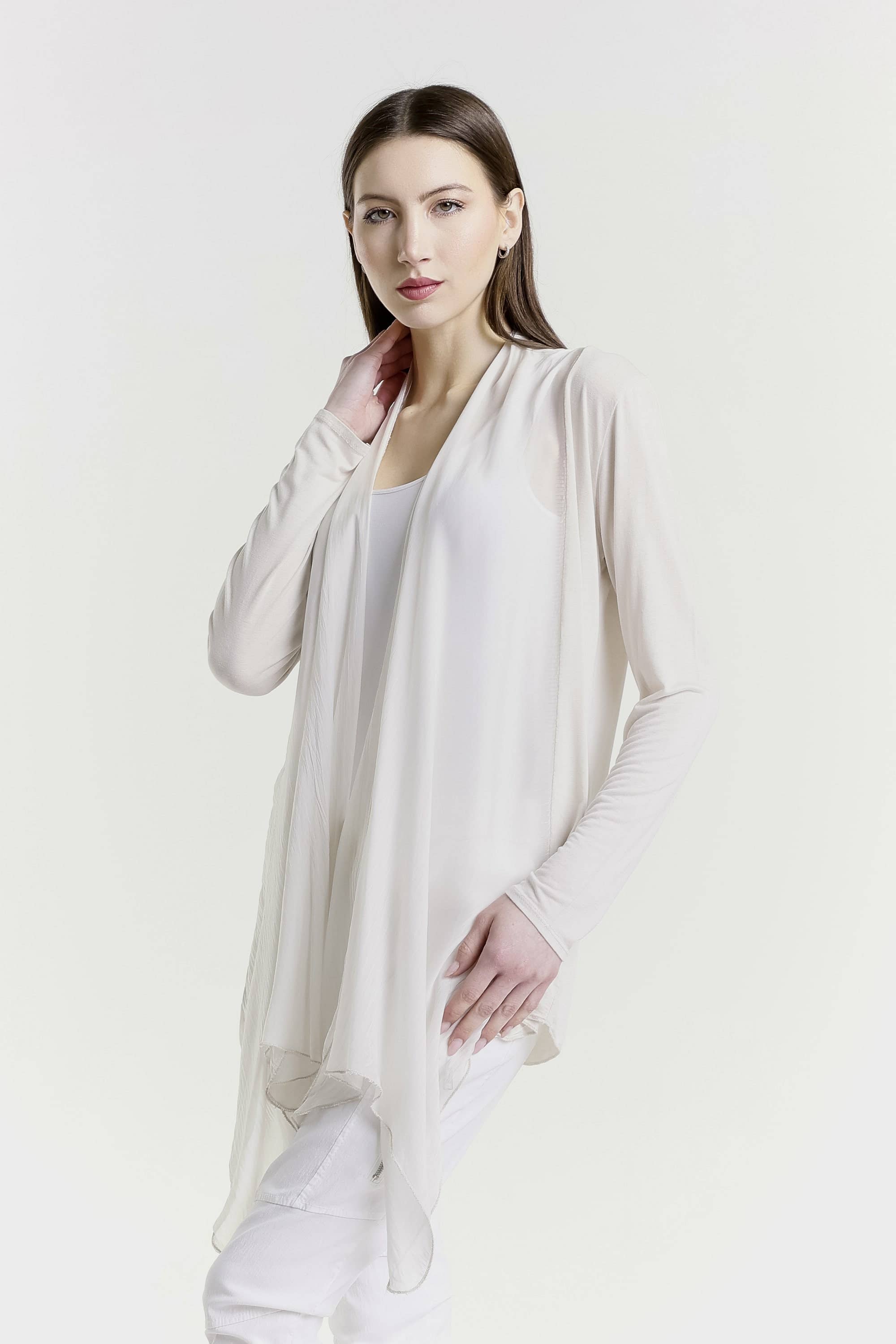 TINA Stephens Italy/Tees By Tina – wholesale Kofta - Dam – Carla Open Cardi w/Silk Trim (CLS201)39