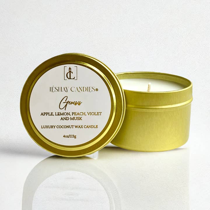 GENESIS KRISTEN REJSE LUKSUSLYS for engroshandel hos Leshay Candles, LLC