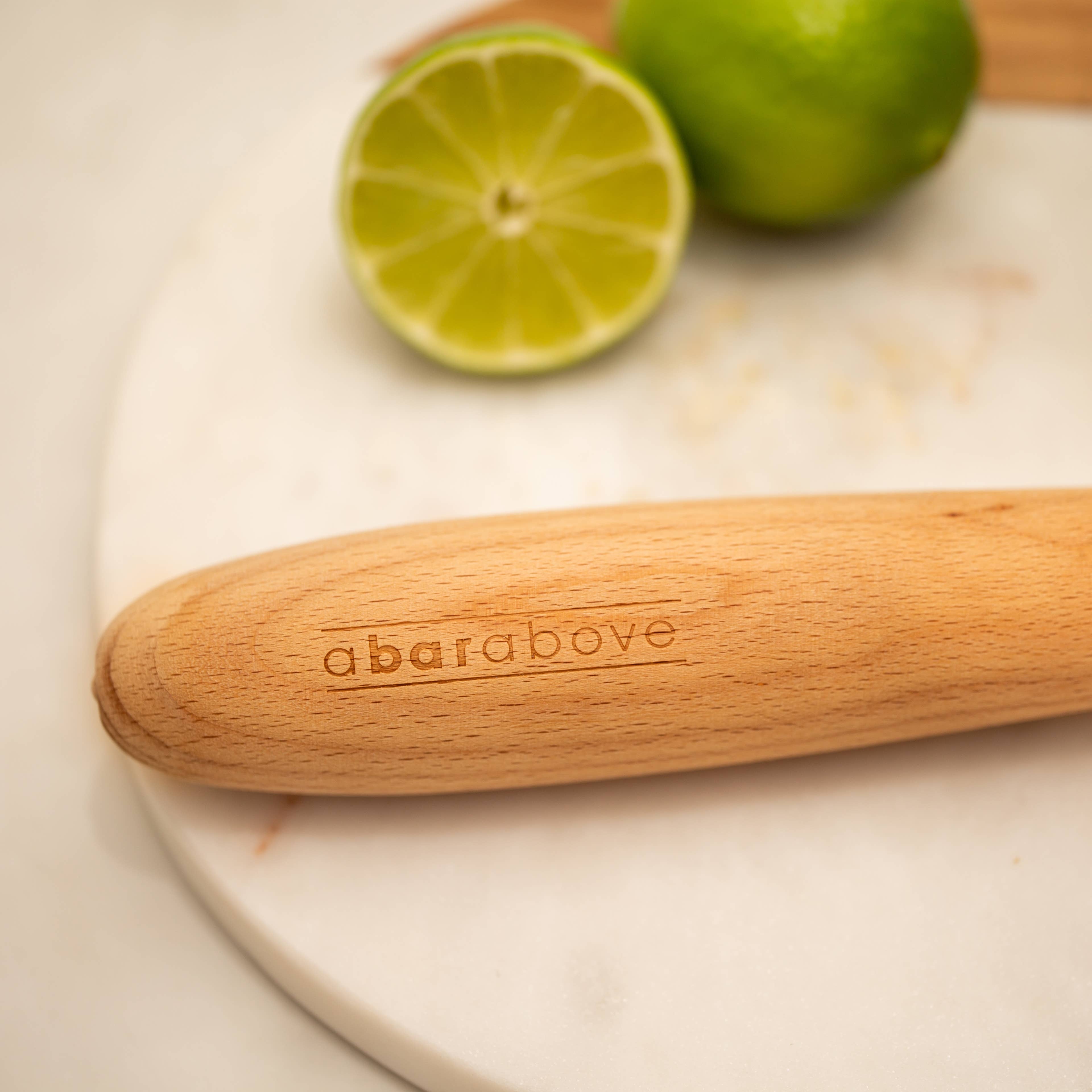 A Bar Above - Wholesale Muddler - Cocktail Muddler, Extra Long Natural Hardwood 5