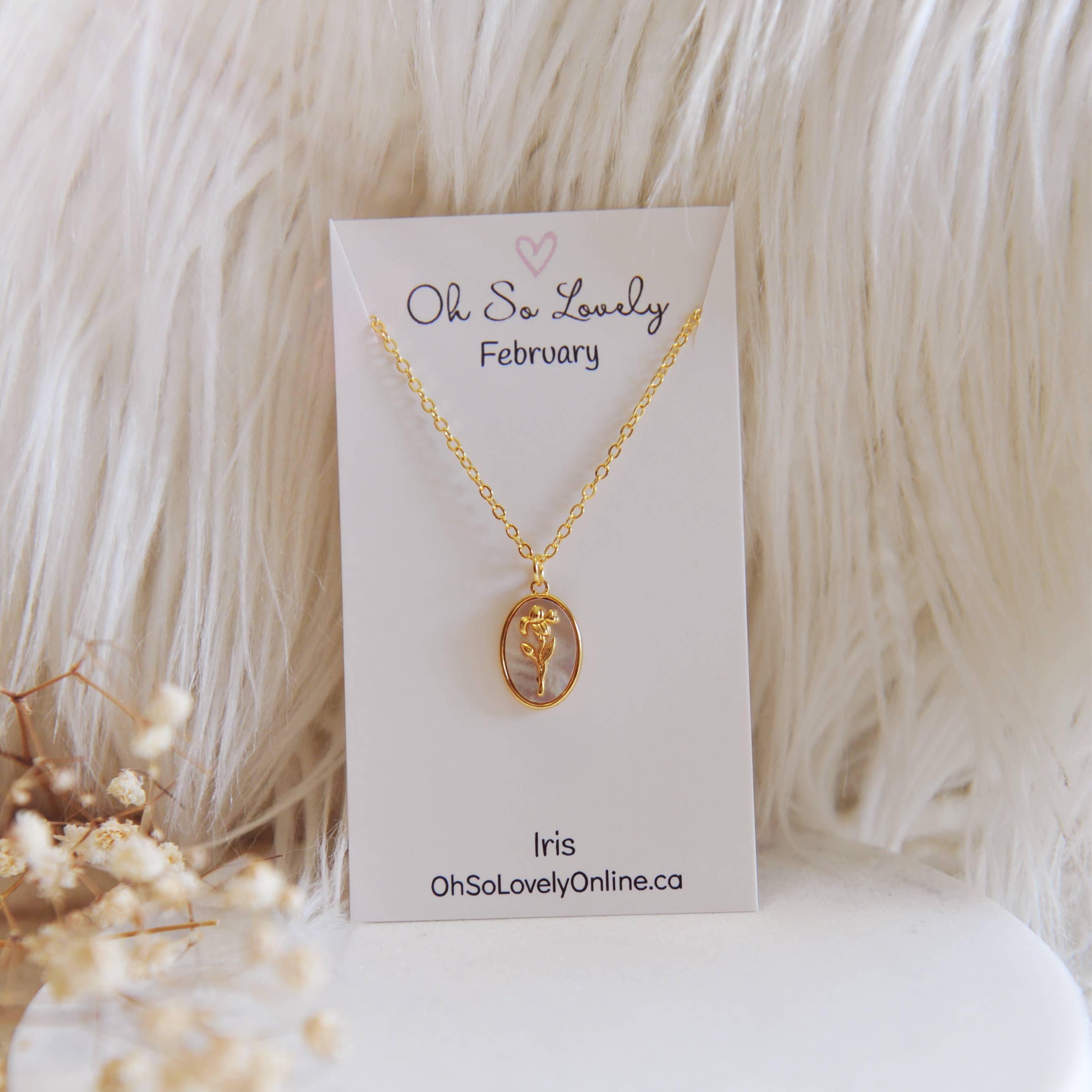 Oh So Lovely - Wholesale Pendant/Charm Necklace - Flora Birth Flower Necklace25