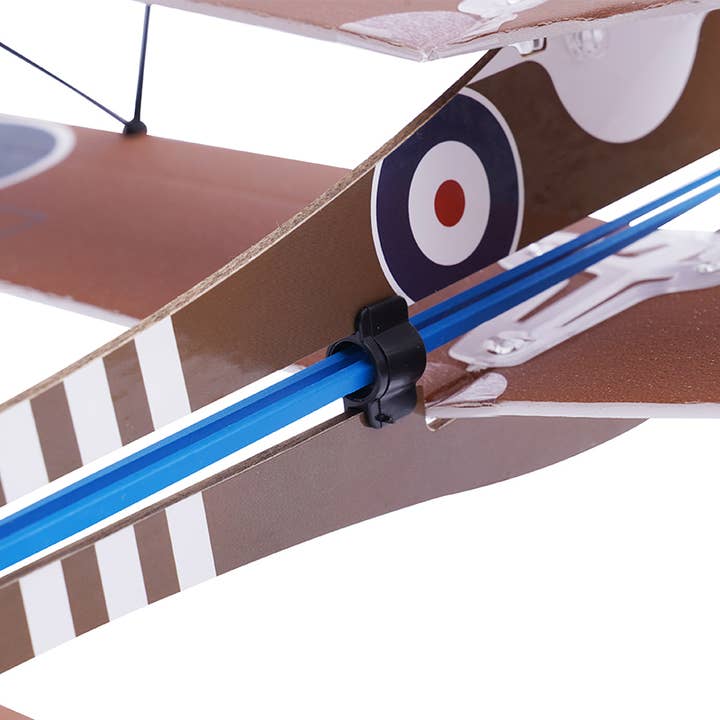 PlaySTEM - Wholesale DIY Craft Kit - Kids - Sopwith Camel - Classic Series, Rubber Band Airplane Science
