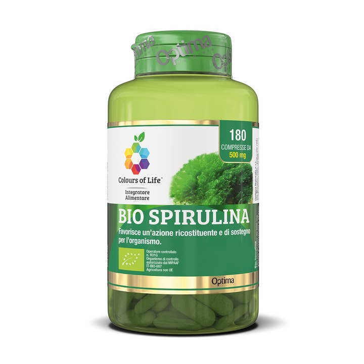 Bio Spirulina, 180 tabletter, 500 mg for engroshandel hos OPTIMA NATURALS
