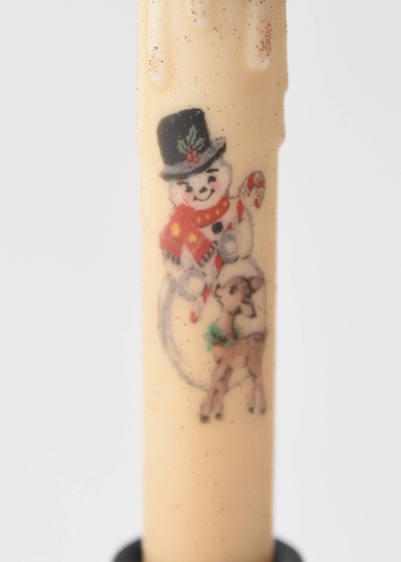 LMS Wholesale - Vendita all'ingrosso Candele cilindriche/candelieri - Candela a LED a forma di pupazzo di neve con Bambi2