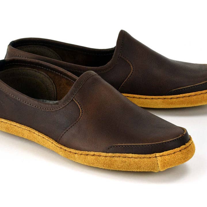 Vermont House Shoes®: Loafer - Chocolate for wholesale by Queen City Footwear
