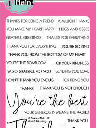 Grateful Greetings for wholesale by Pink and Main
