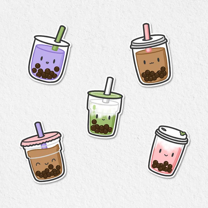 Autocolantes Boba Die Cut por atacado de hubmanchubgirl.