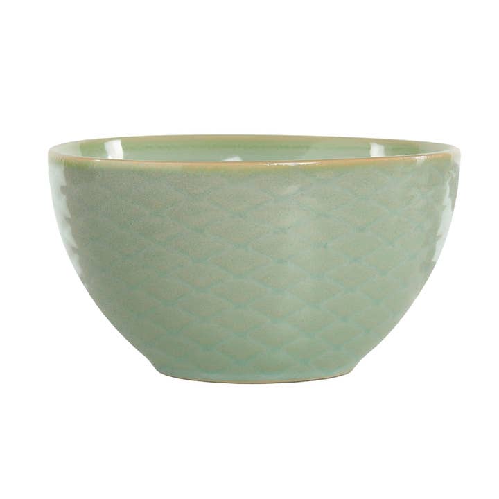 Bol Uni Motif Relief Vert Sauge 59cl pour la vente par CP INTERNATIONAL