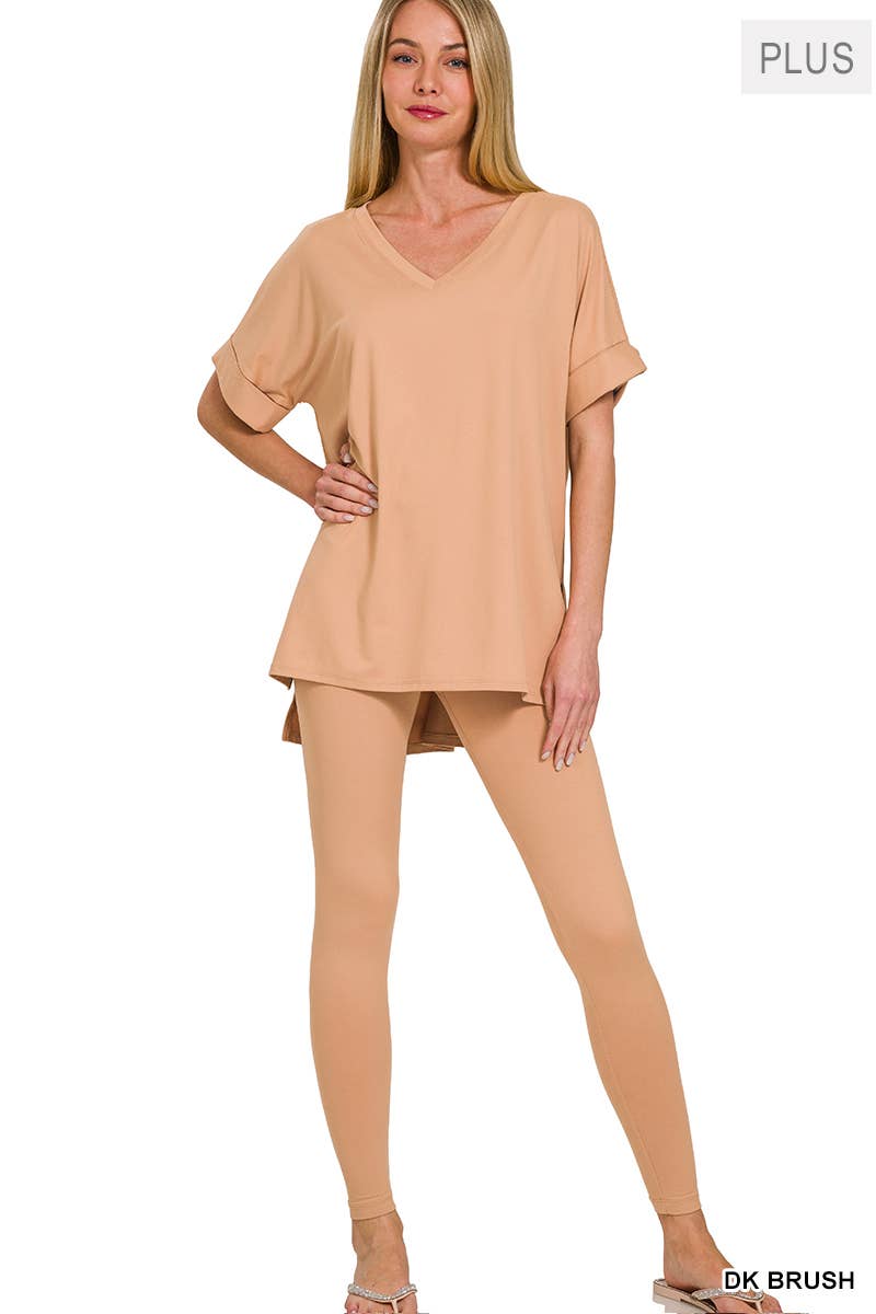 42POPS - Wholesale Lounge Set - Women's - `.Plus Microfiber Lounge Wear 2 Pc Set87