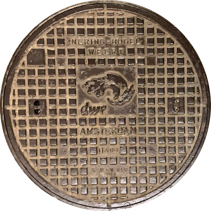 PROJECT EUROPE - Amsterdam, Netherlands - Sewer Cover Doorma for wholesale by Vernakular Photo Designs