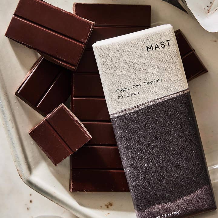 Mast - Wholesale Chocolate Bar - Organic Dark Chocolate 80% Cacao