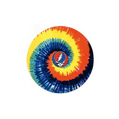 Gypsy Rose - Wholesale Sticker - GRATEFUL DEAD STEAL YOUR FACE TYE DYE SWIRL STICKER