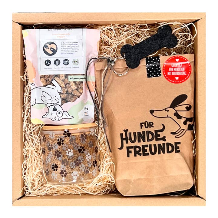 Caja de regalo para amigos de los perros: sorpresa para humanos y animales para venta al por mayor de Wunderle GmbH