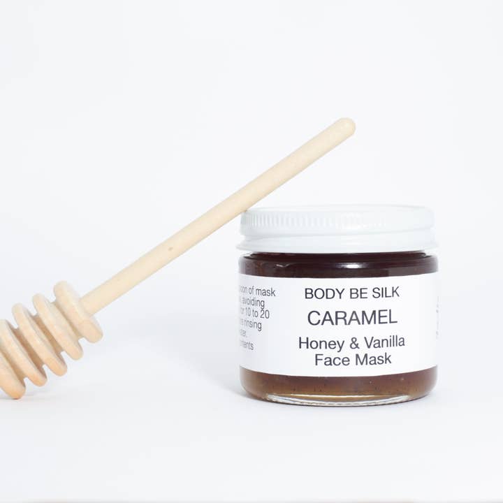Body Be Silk - Wholesale Skincare face mask - Caramel honey & vanilla face mask2