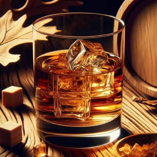 Whiskey og Eg Glas Bil Diffuser Freshie - Vælg din flaske for engroshandel hos Poorely Made Crafts