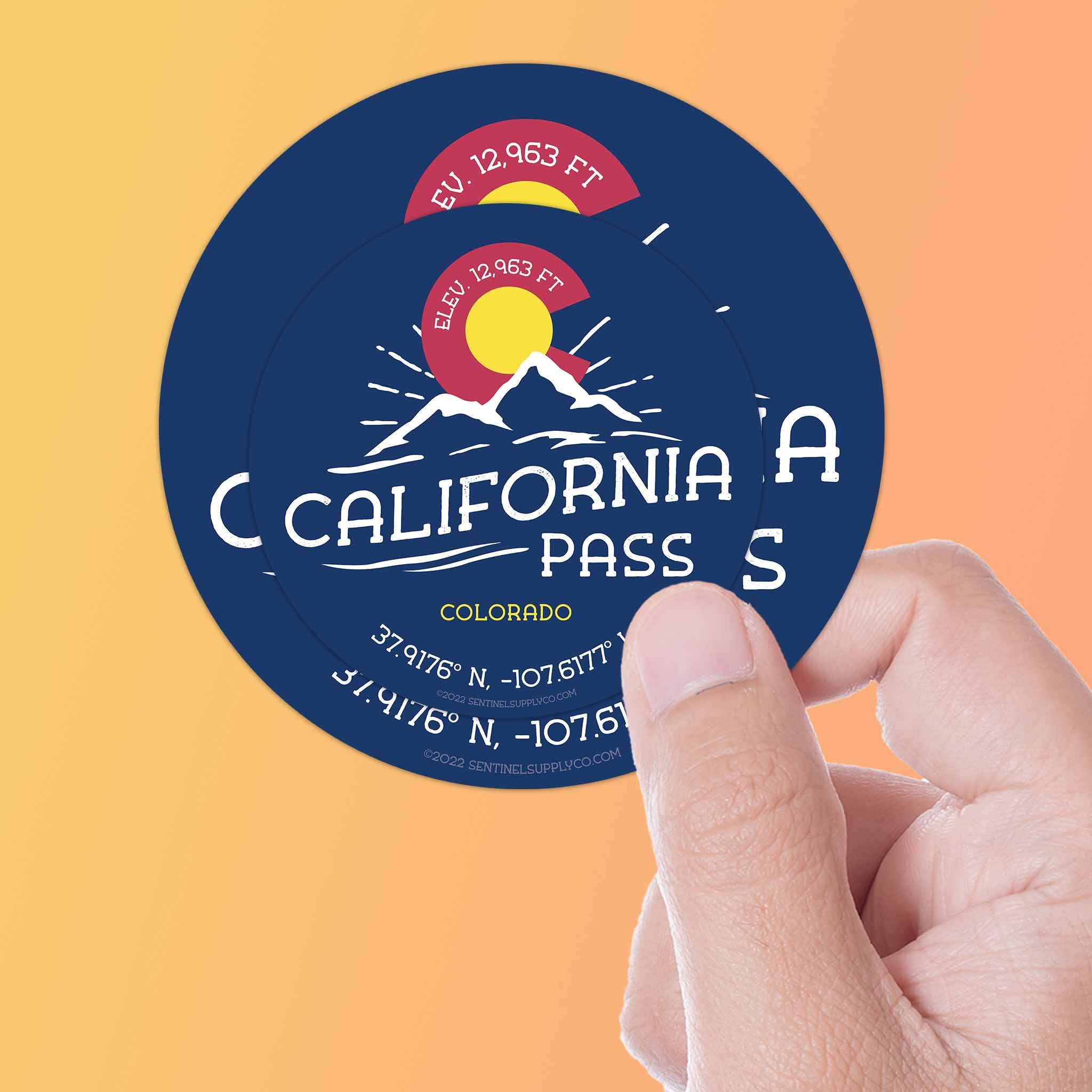 Sentinel Supply - Wholesale Sticker - California Pass Colorado Stickers2