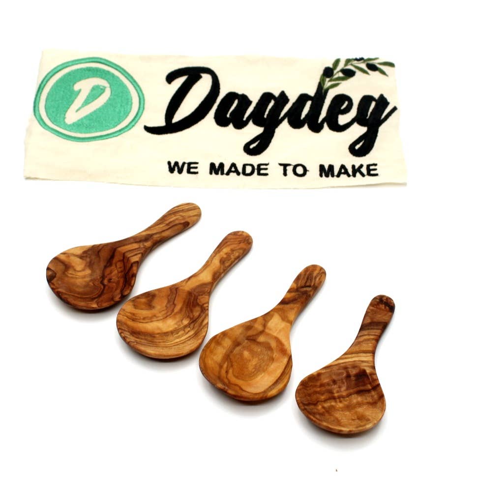 DAGDEG - Wholesale Kitchen Spoon - Small olive wood spoons – 10 cm