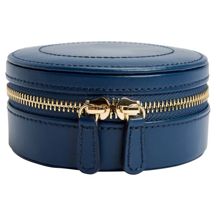 Sophia Round Zip Case - Indigo for wholesale by WOLF